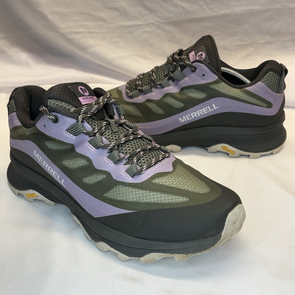 Merrell Moab Speed Hiking Shoes Women US 10 Vibram Gray J135408